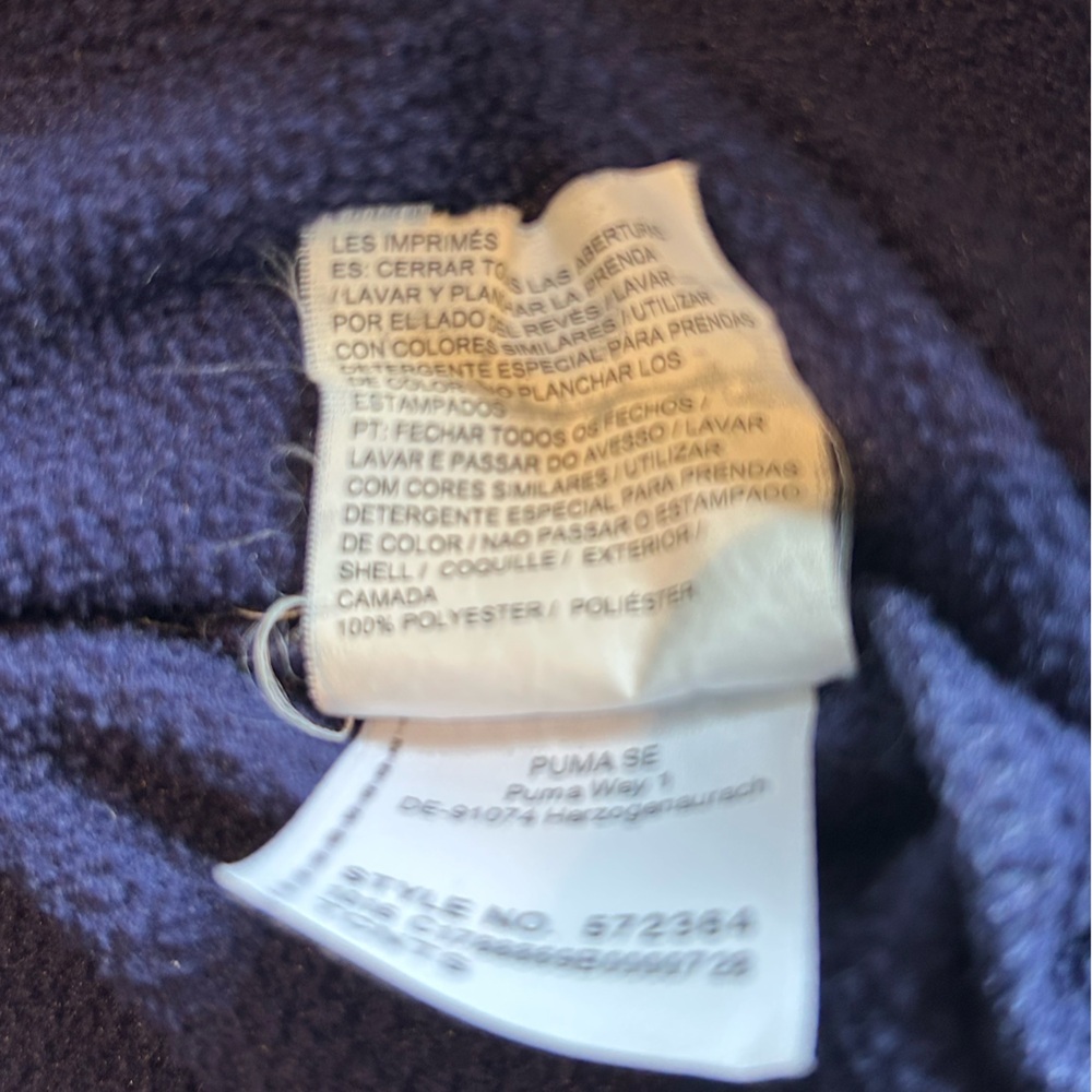 Puma Men’s Navy and Teal Quarter-Zip Pullover from The Jewel Golf Club - Picture 11 of 12